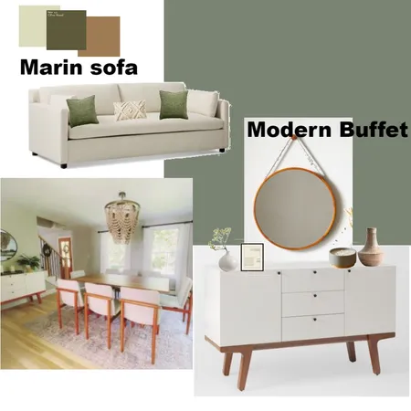 Marin Sofa/Modern Buffet Interior Design Mood Board by Herna on Style Sourcebook