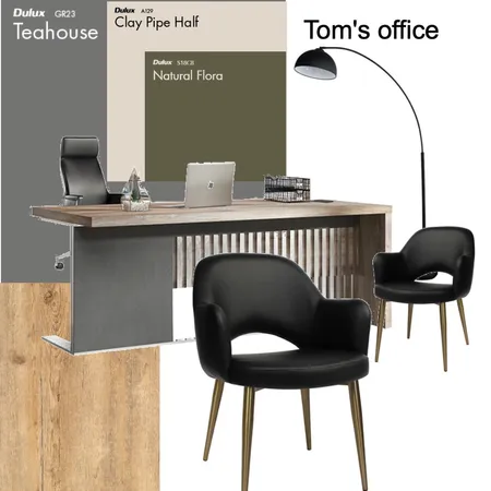 Tom's office Interior Design Mood Board by pitch on Style Sourcebook