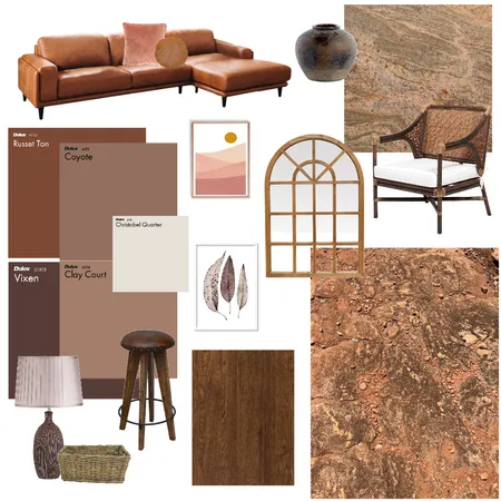 Red Earth Interior Design Mood Board by lauriexxoo on Style Sourcebook
