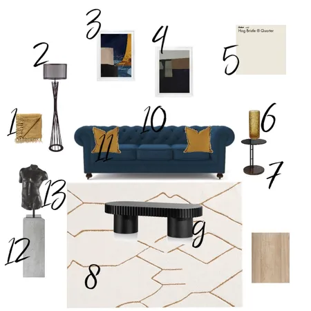 Classic Lounge Interior Design Mood Board by Hayley Buckley Syrene Interiors on Style Sourcebook