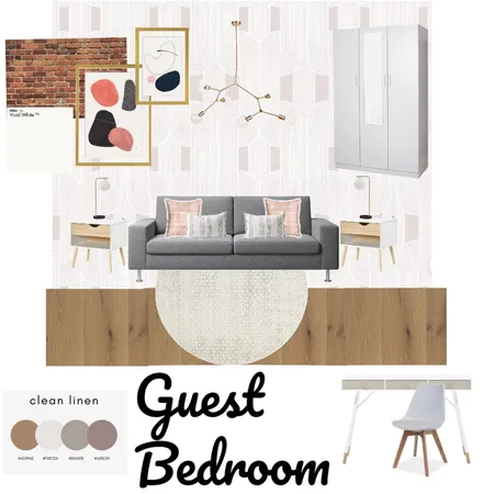 Karine Guest bedroom Interior Design Mood Board by sandradasilva on Style Sourcebook