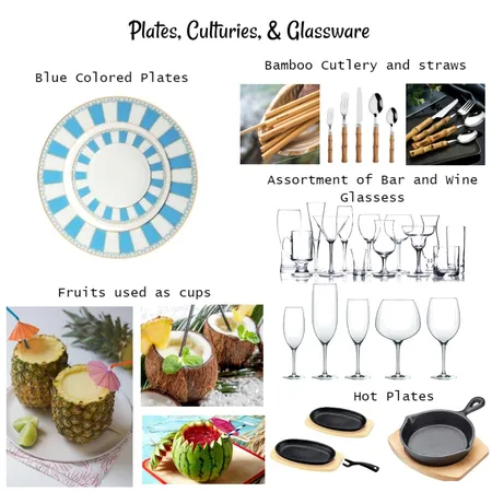 Plates, Culturies, & Glassware Interior Design Mood Board by Tikbala on Style Sourcebook