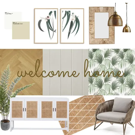 Welcome Home entrance Interior Design Mood Board by PM Decor on Style Sourcebook
