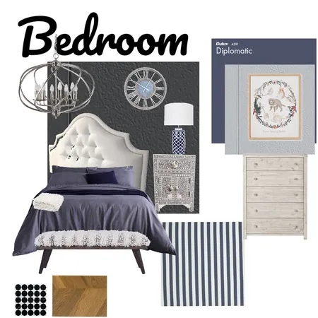 Bedroom Interior Design Mood Board by Natalie Roholova on Style Sourcebook