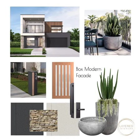 Box Modern Facade Interior Design Mood Board by Layered Interiors on Style Sourcebook