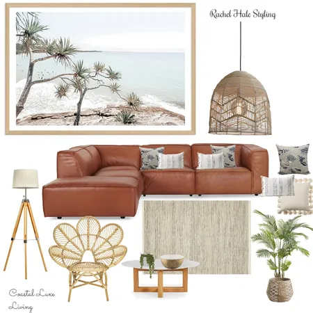 Coastal Luxe Living room Interior Design Mood Board by Rachel Hale on Style Sourcebook