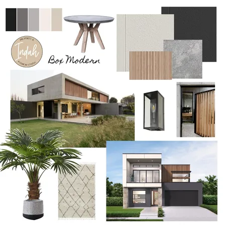 James Hardie - Box Modern Facade Interior Design Mood Board by Indah Interior Styling on Style Sourcebook