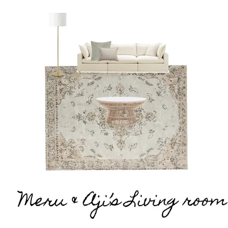 Meru and Aji living room Interior Design Mood Board by shuseo