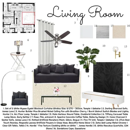 Living Room Interior Design Mood Board by pamvrl on Style Sourcebook