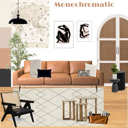 Monochromatic Japandi Interior Design Mood Board by Alessia Malara on Style Sourcebook