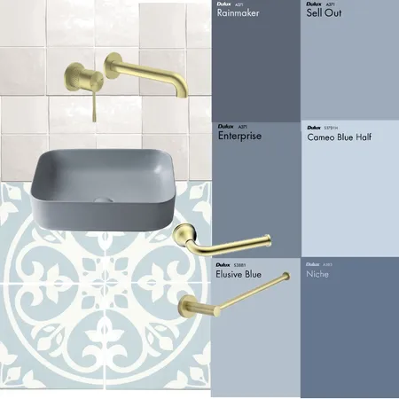 Toilet Interior Design Mood Board by emmacantwell on Style Sourcebook