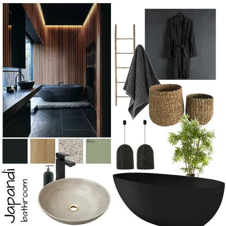 Japandi Bathroom Interior Design Mood Board by Palesa_Audrey on Style Sourcebook