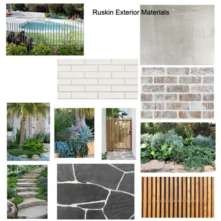 Ruskin exterior Interior Design Mood Board by Susan Conterno on Style Sourcebook