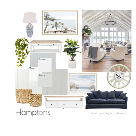 Mood Board 1 - Hamptons Interior Design Mood Board by PaulineHenderson on Style Sourcebook