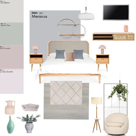 Bedroom japandi Interior Design Mood Board by alebelprz on Style Sourcebook