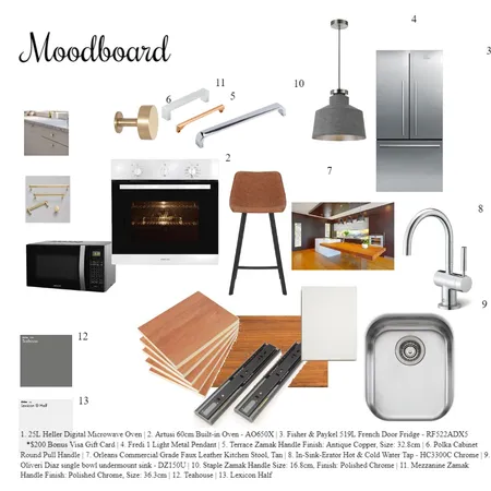 kitchen mood Interior Design Mood Board by PlanHomeDesign on Style Sourcebook