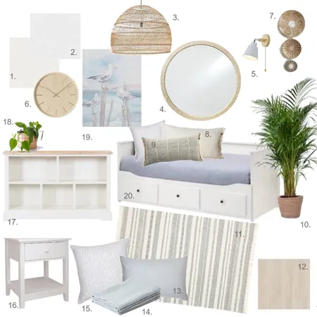 Moss-Guest Bedroom Interior Design Mood Board by HeidiN on Style Sourcebook