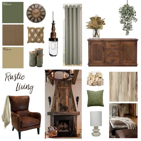 Rustic Living Interior Design Mood Board by duskee89 on Style Sourcebook