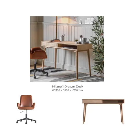 Desk for 41 Marlowe House Interior Design Mood Board by H | F Interiors on Style Sourcebook