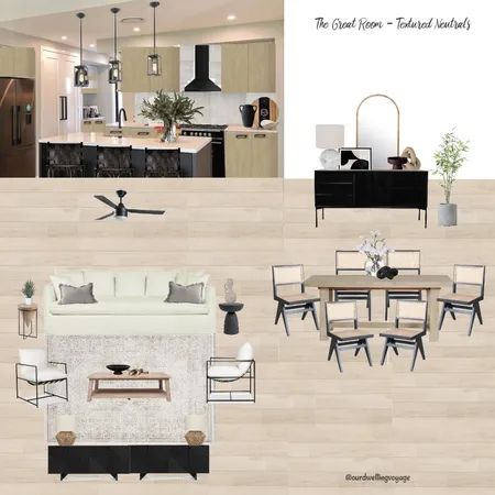 The Great Room - Textured Neutrals Interior Design Mood Board by Casa Macadamia on Style Sourcebook