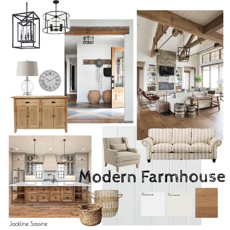Modern Farmhouse Style Interior Design Mood Board by js on Style Sourcebook