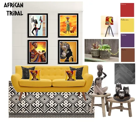 African Hues Interior Design Mood Board by LivingDesigNZ on Style Sourcebook