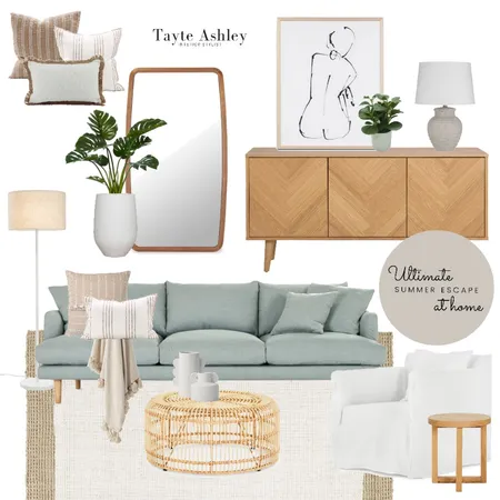 Ultimate Summer Escape at Home Interior Design Mood Board by Tayte Ashley on Style Sourcebook