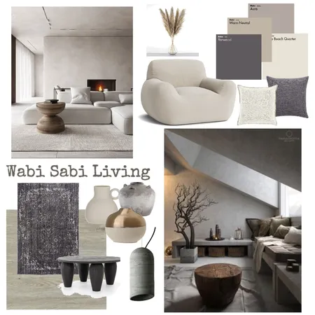 Wabi Sabi Living Interior Design Mood Board by P Assi on Style Sourcebook