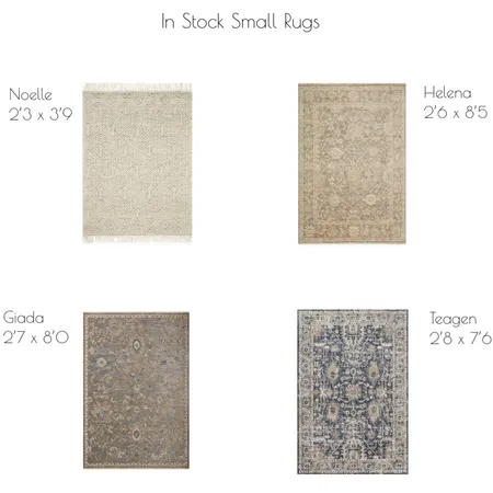 In stock small rugs Interior Design Mood Board by LC Design Co. on Style Sourcebook