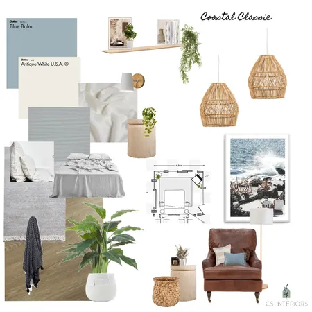 Master Bedroom Coastal Classic- Katie and Dean Interior Design Mood Board by CSInteriors on Style Sourcebook