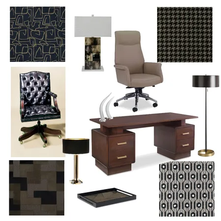 Cole M Office Inspiration Interior Design Mood Board by CherylatKravet on Style Sourcebook