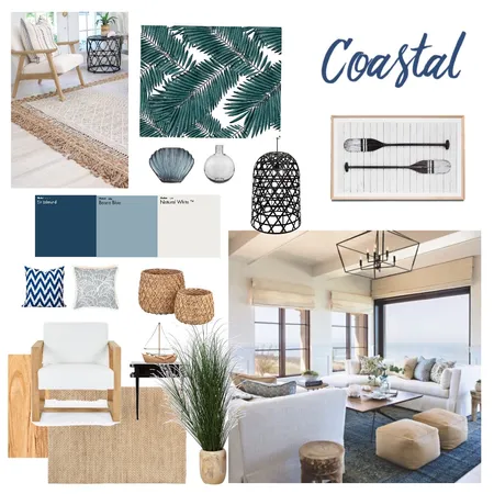 Coastal - Assignment 3 Interior Design Mood Board by megpilat on Style Sourcebook
