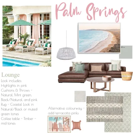 Palm Springs Lounge Room 1 Interior Design Mood Board by jack_garbutt on Style Sourcebook