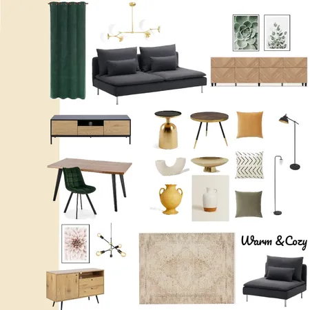 Ioana Living Room Interior Design Mood Board by Designful.ro on Style Sourcebook