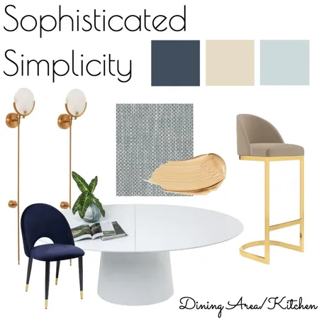 Sophisticated Simplicity - Dining Area/Kitchen Interior Design Mood Board by RLInteriors on Style Sourcebook