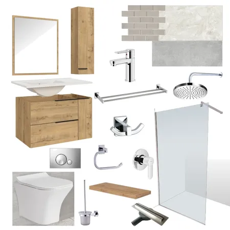 House Gasa - Master Bathroom Interior Design Mood Board by Nuwach Interiors on Style Sourcebook