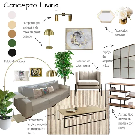 Living Interior Design Mood Board by caropieper on Style Sourcebook