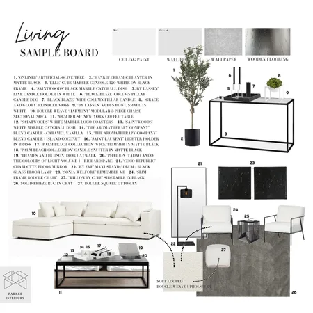 living room Interior Design Mood Board by Zoeeparkerr on Style Sourcebook