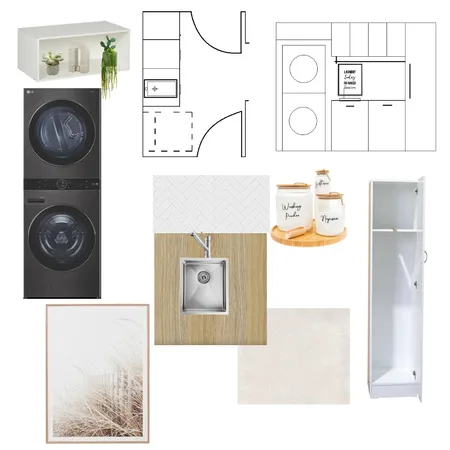 Laundry Interior Design Mood Board by Leona30 on Style Sourcebook