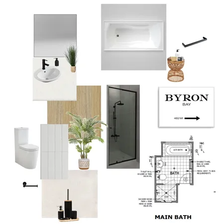 Main Bathroom Interior Design Mood Board by Leona30 on Style Sourcebook