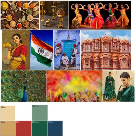 Indian culture Interior Design Mood Board by SS Interiors on Style Sourcebook