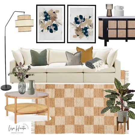 Modern Rustic Living Room Interior Design Mood Board by Lisa Hunter Interiors on Style Sourcebook