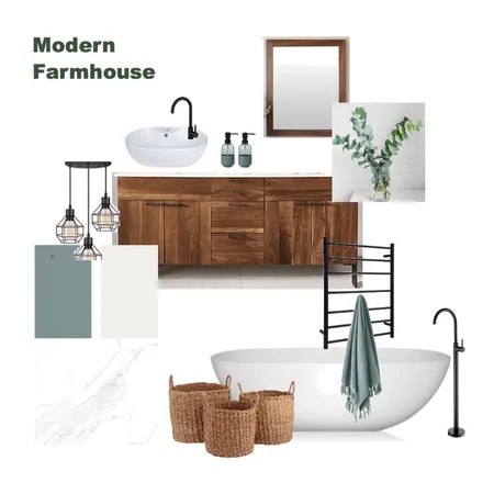 Modern Farmhouse Interior Design Mood Board by Tara Dalzell on Style Sourcebook