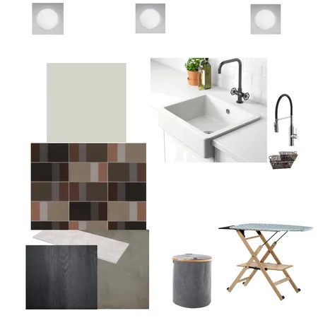 Module 7 Laundry Interior Design Mood Board by BirnaA on Style Sourcebook