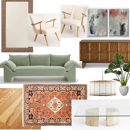 Eclectic living room Interior Design Mood Board by lizzyelsol on Style Sourcebook