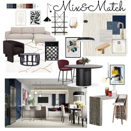 Memphis Mix&Match Interior Design Mood Board by Anastasitri on Style Sourcebook