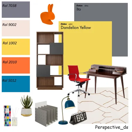 рабочее место Interior Design Mood Board by Inns on Style Sourcebook