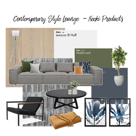 Contemporary Lounge Interior Design Mood Board by lizanderton on Style Sourcebook