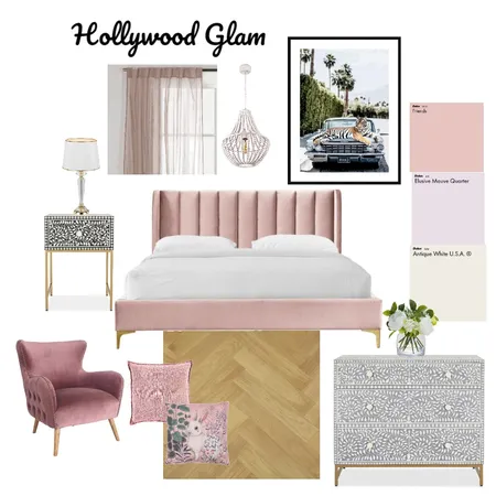 Hollywood Glam Interior Design Mood Board by whytedesignstudio on Style Sourcebook