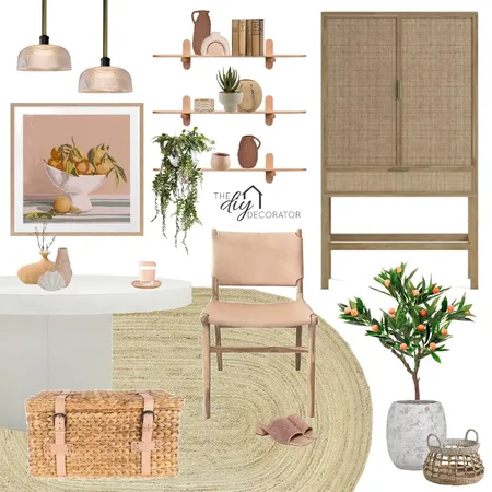 Peachy keen Interior Design Mood Board by Thediydecorator on Style Sourcebook